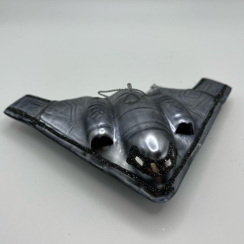christmas ornament Stealth fighter jet